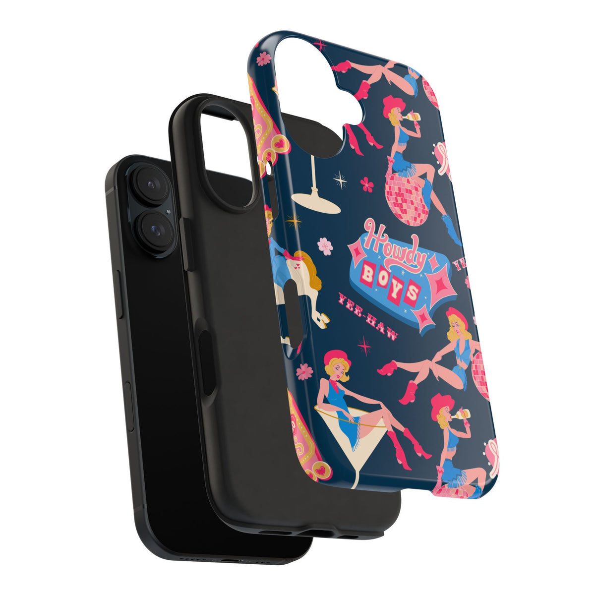 Cowgirl Cocktails Tough Iphone Case