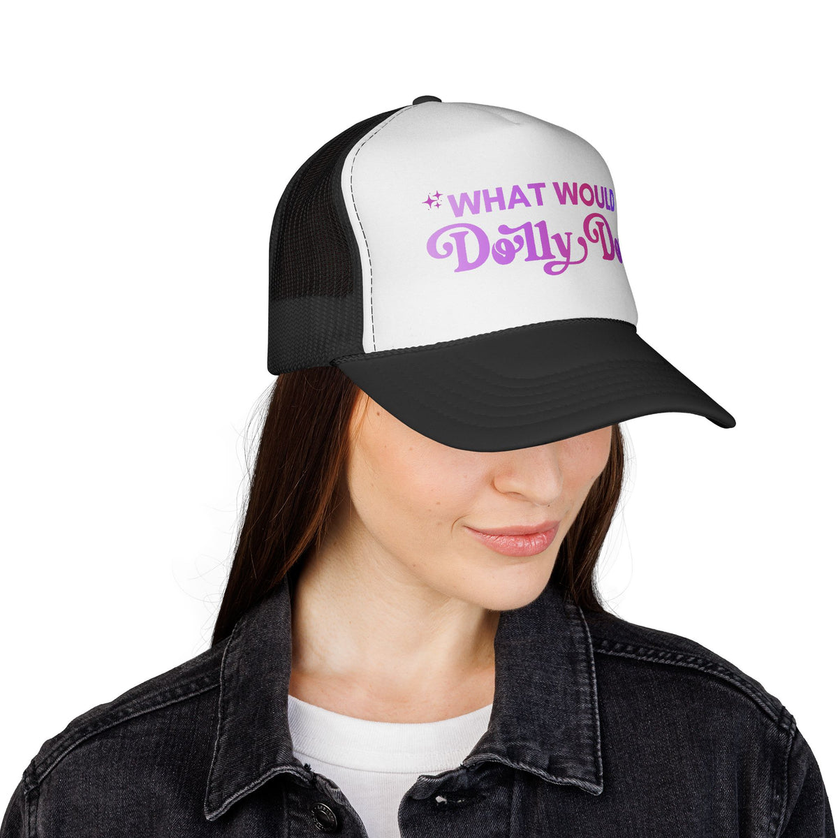 What Would Dolly Do? Trucker Cap