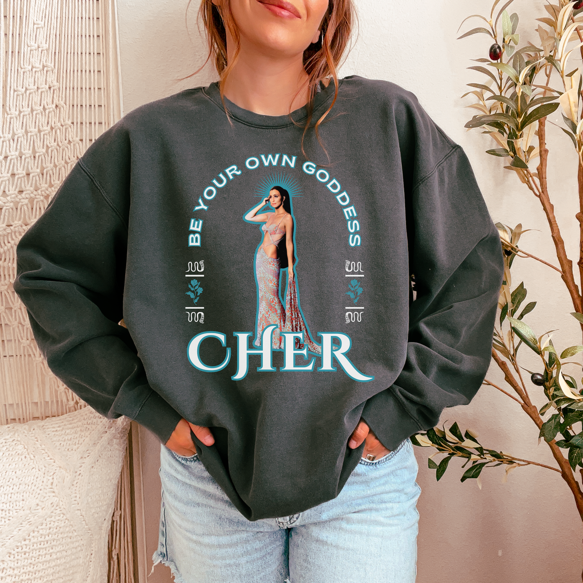 Cher Goddess Cozy Sweatshirt