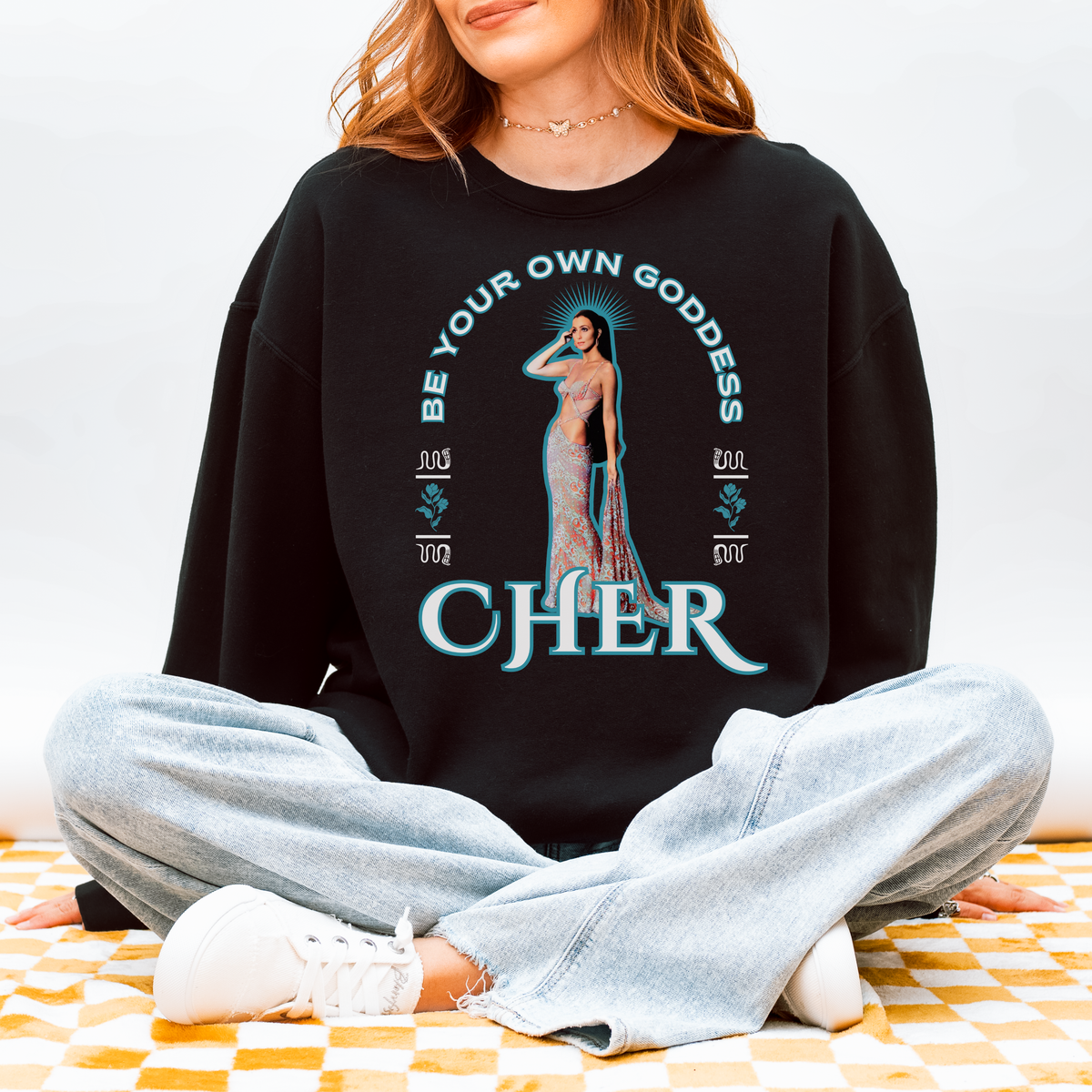 Cher Goddess Cozy Sweatshirt