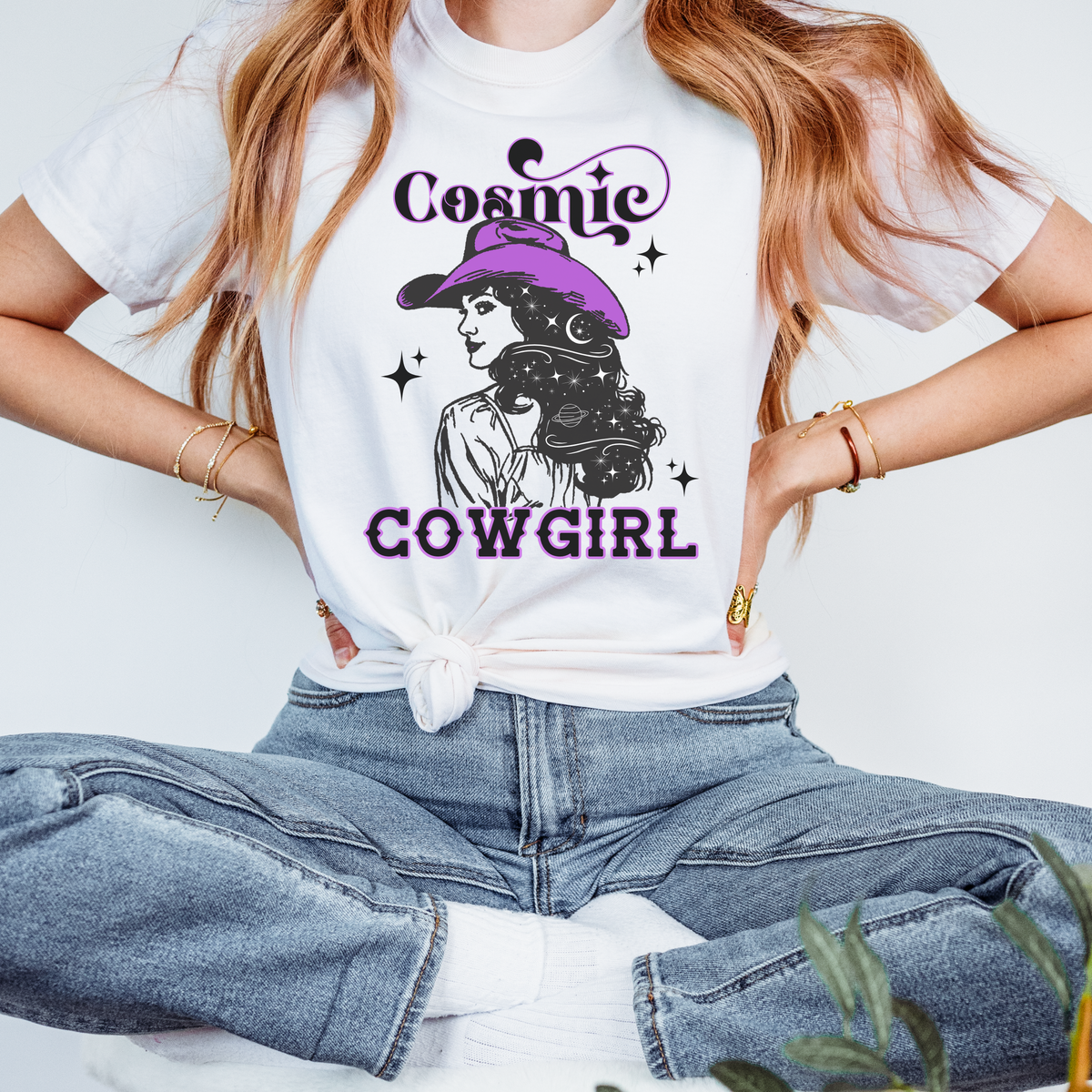Cosmic Cowgirl Tee