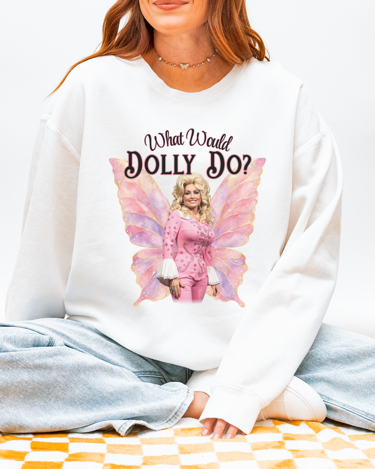 What Would Dolly Do? Cozy Crewneck