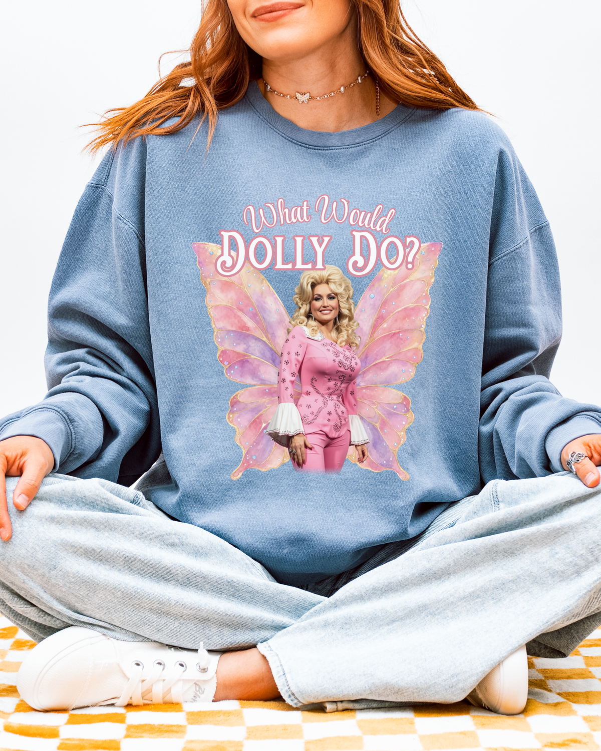 What Would Dolly Do? Cozy Crewneck