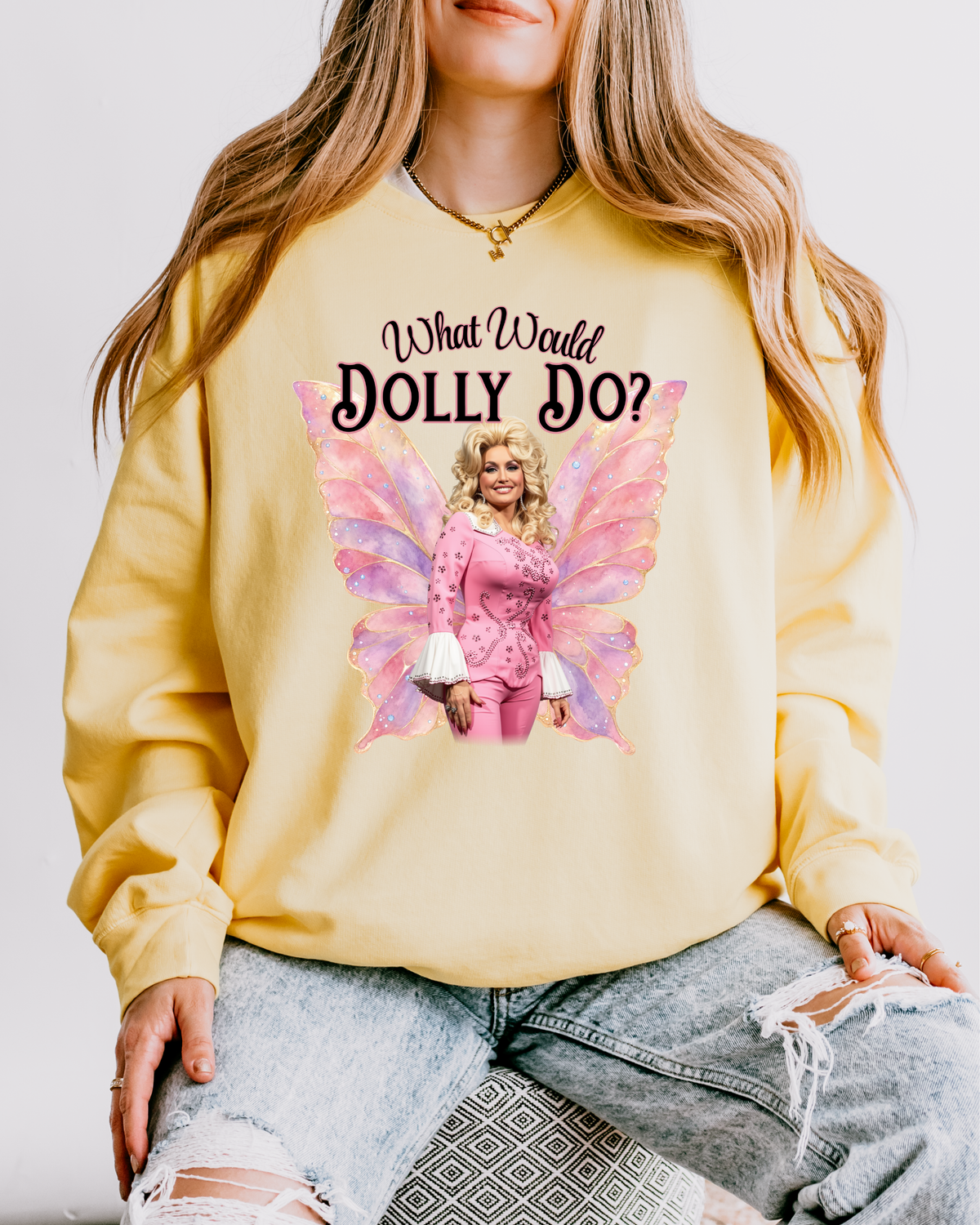 What Would Dolly Do? Cozy Crewneck