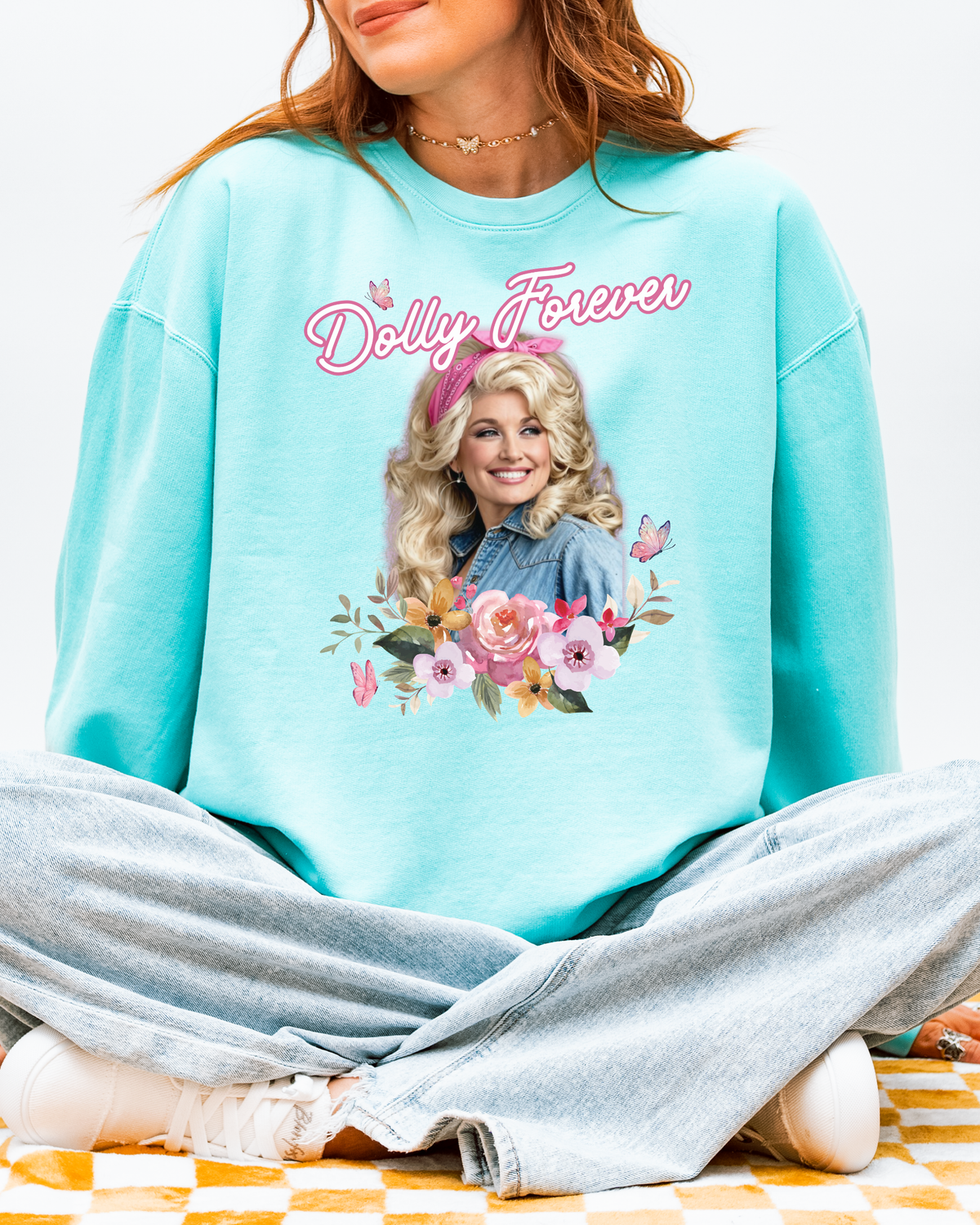 Dolly Forever Butterfly Cozy Sweatshirt
