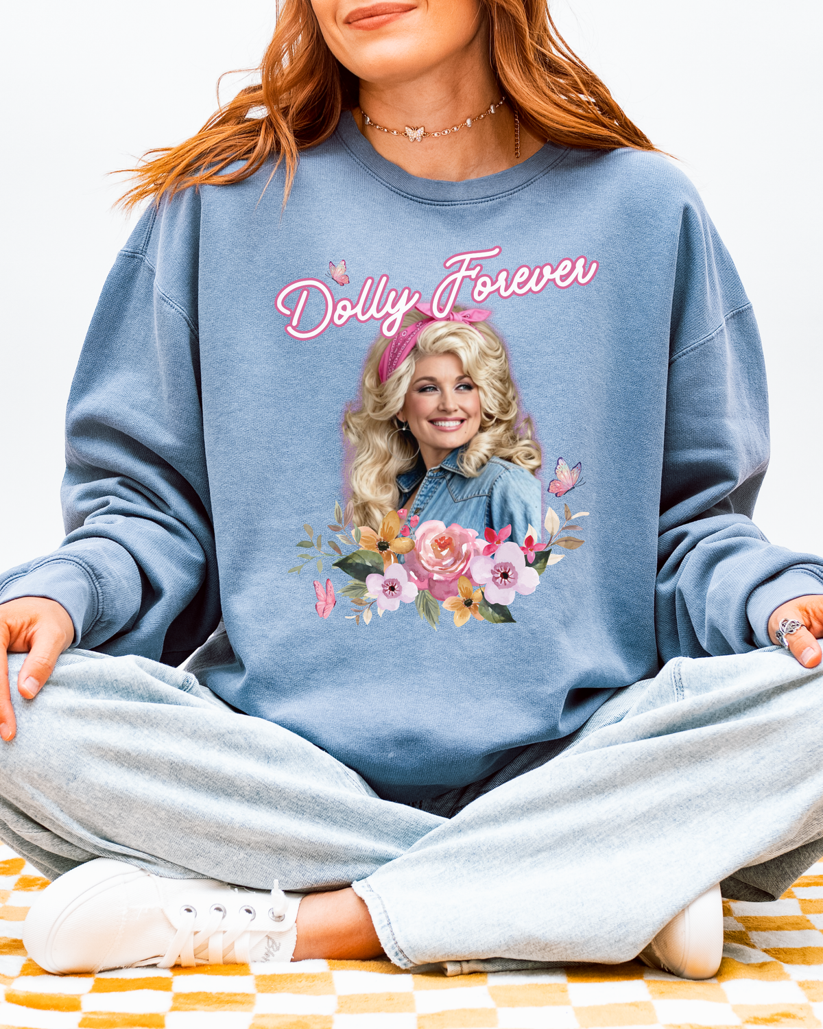 Dolly Forever Butterfly Cozy Sweatshirt