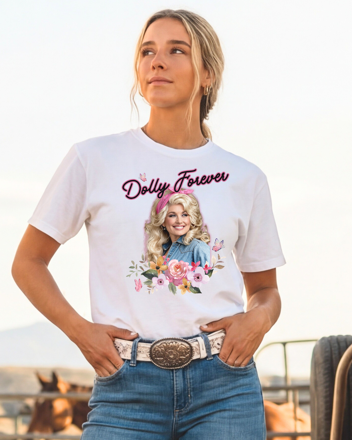 Dolly Forever Butterfly Tee