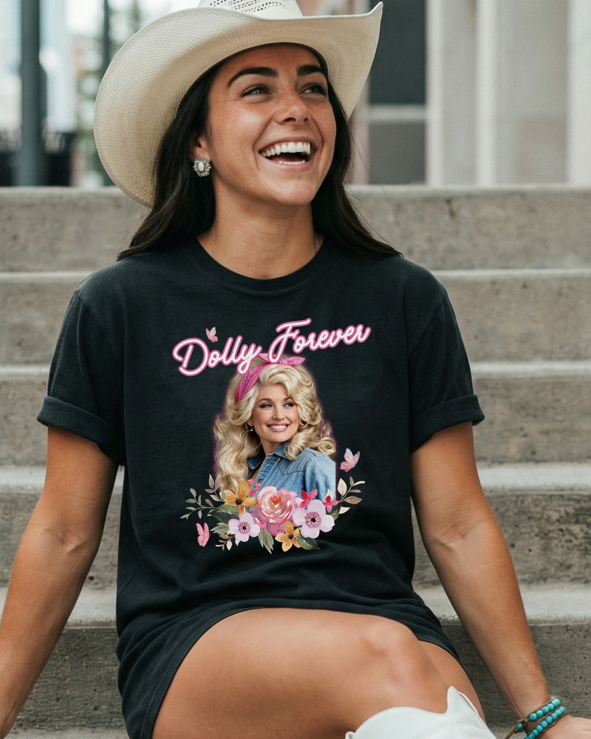 Dolly Forever Butterfly Tee