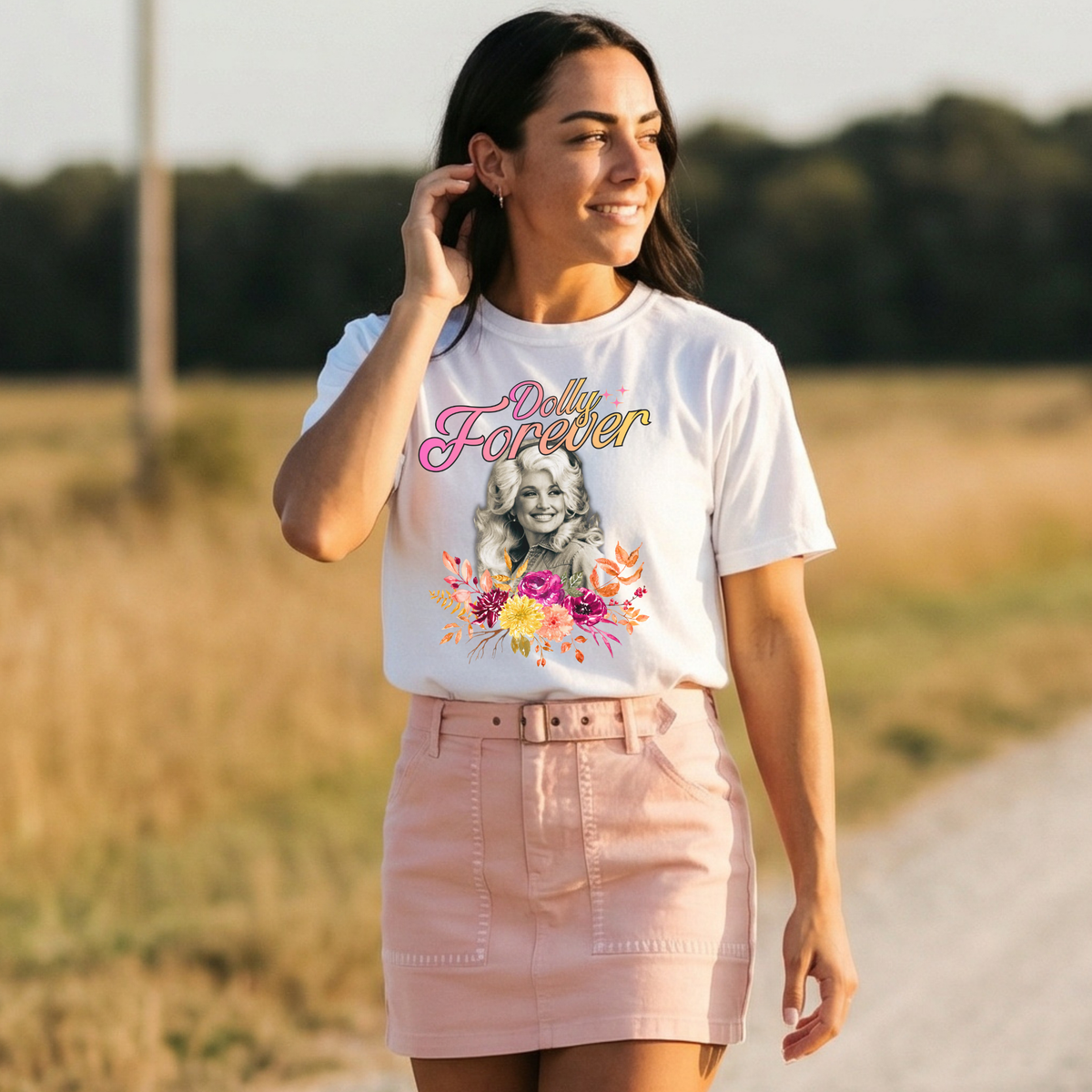 Dolly Forever Floral Tee